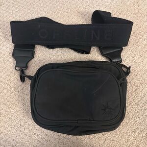 Offline by Aerie Black Crossbody Bag